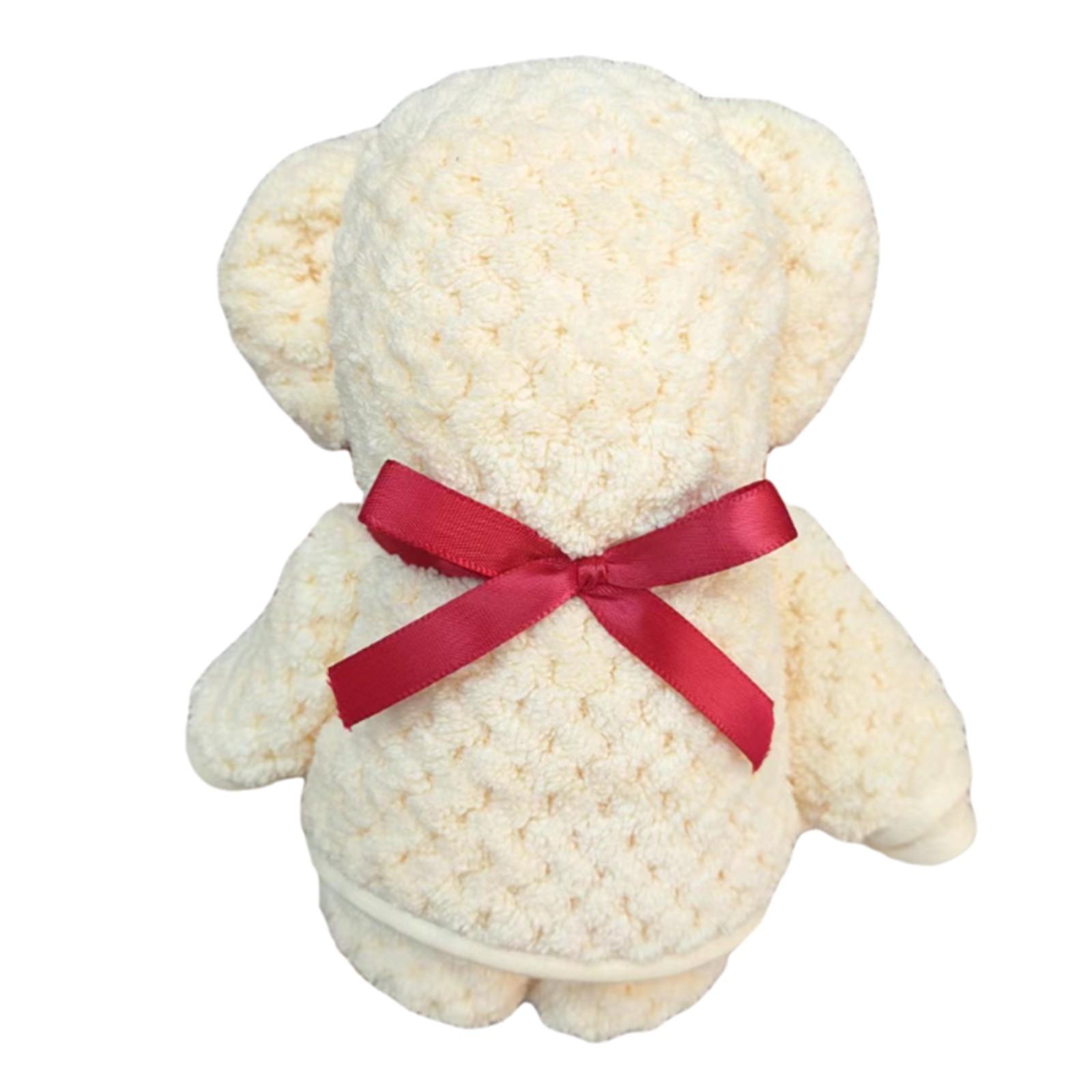 Modeling Towel Warp Knitted Coral Fleece Pineapple Soft Absorbent Souvenir Gift One Size бежевый