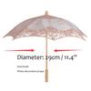 Lace Embroidered Sun Parasol Umbrella Bridal Wedding Dancing Party Photo Show