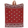 Klassische Paisley Bandana Decke Fleece Überwurfdecke Super Weiche Überwurfdecken für Sofa Bettwäsche Büro Überwürfe Tagesdecke Steppdecke