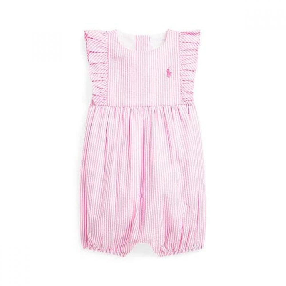 

Ralph Lauren Baby Girls Striped Seersucker Bubble Shorthall Cwpoopcfc720144999 18M