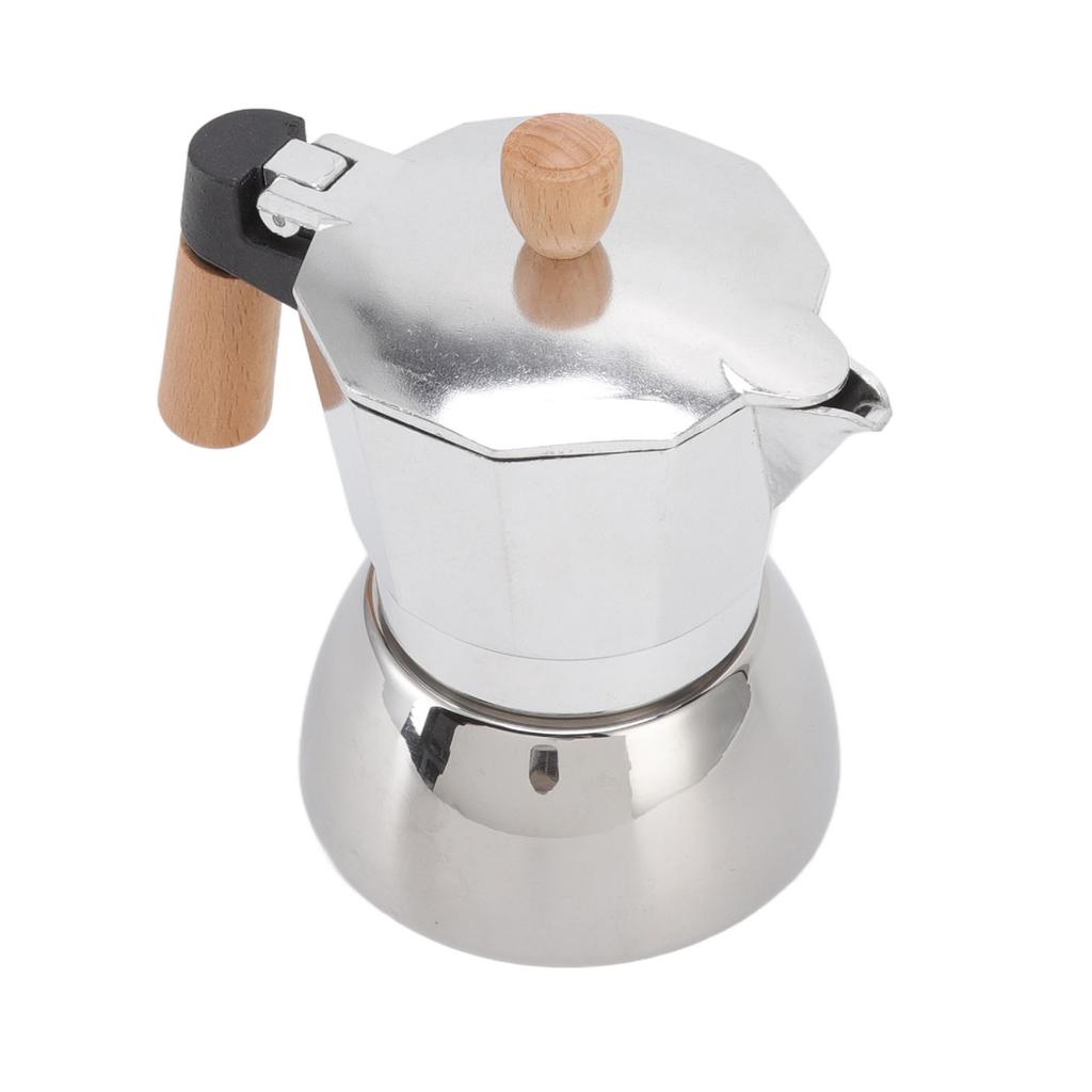 Stovetop Coffee Maker Stainless Steel Cafetera Coffee Pot With Filter Paper for Hand Brewed Moka