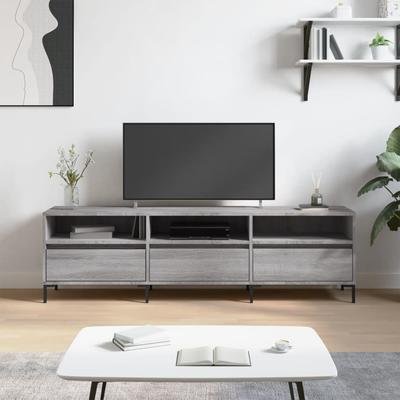 Vidaxl Έπιπλο Τηλεόρασης, Γκρι Δρυς Σόνομα, 150X30X44,5 Εκ.