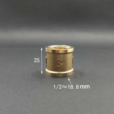 1/8" 1/4" 3/8" 1/2" 3/4" 1" BSPP Femmina Ottone Accoppiatore Riduttore Uguale Raccordo Tubo Connettore Adattatore Acqua Carburante Gas Olio