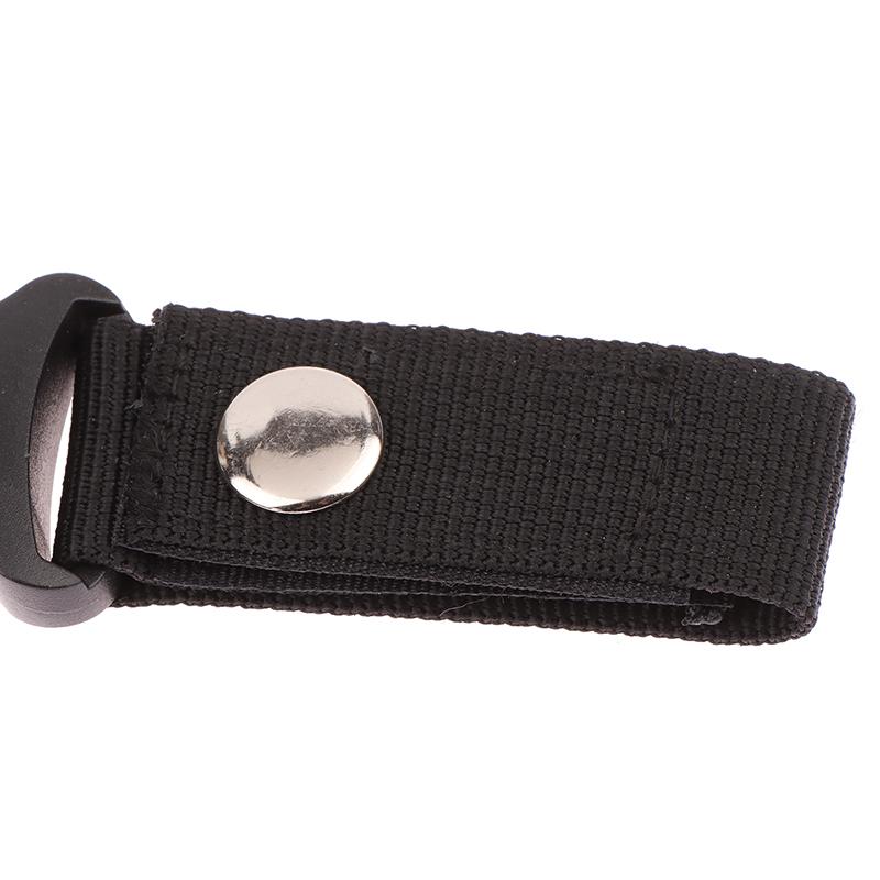 Webbing Buckle Hook Water Bottle Holder Clip Outdoor Military Nylon Climb Carabiner Belt Backpack Hanger Camp