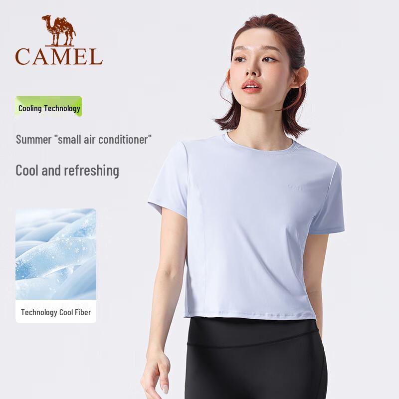 CAMEL Women's Cooling Sun Protection Short Sleeve T-Shirt