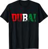 Dubai Skyline Flagge Vereinigte Arabische Emirate VAE Souvenir Unisex T-Shirt