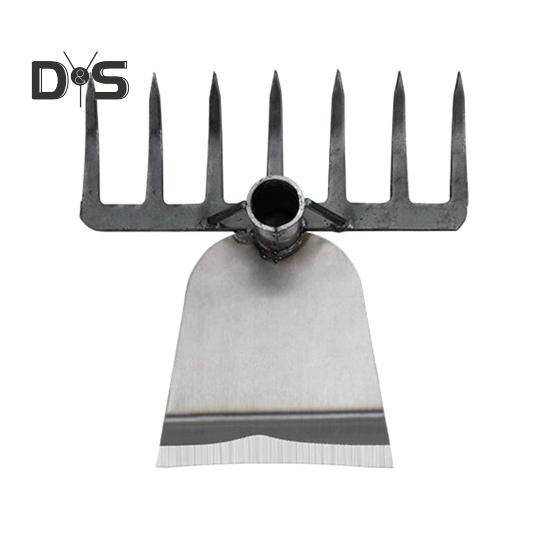 2-in-1 Weeding Rake Garden Hoe And Rake Heavy Duty Hand Weeder Gardening Hoe for Weeding Soil Loosening Landscaping