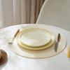 Rund Geflochtenes Set von 6 Waschbaren Runden Tischsets für Weihnachten Küche Hochzeit Esstisch 38cm Gewebte Hitzebeständige Platzsets