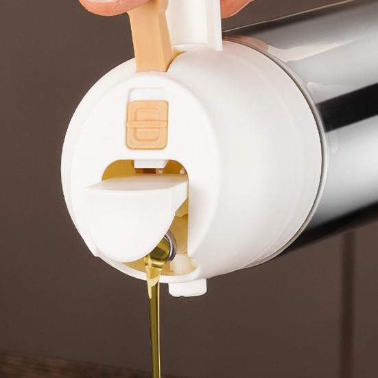 Dávkovač a rozprašovač olivového oleje 2 v 1 z nerezové oceli 360ml/430ml/500ml potravinářský olejový rozprašovač pro kuchyňské vaření, fritézu, smažení, grilování