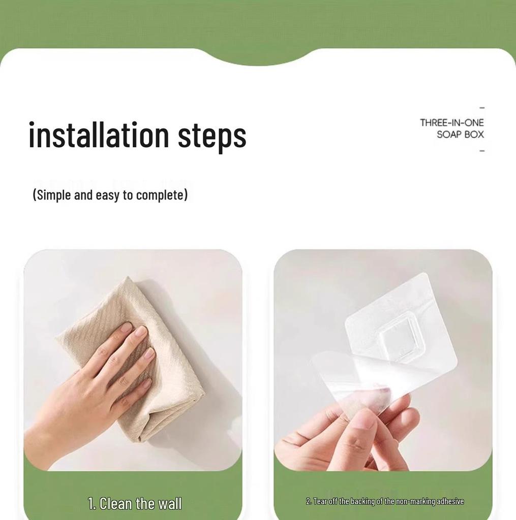 Newcomer Special: Bath Set - 3-in-1 Laundry Brush, Soap Dish, and Storage Rack