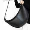Niche Design Large Capacity Black Dumpling Shoulder & Crossbody Bag
