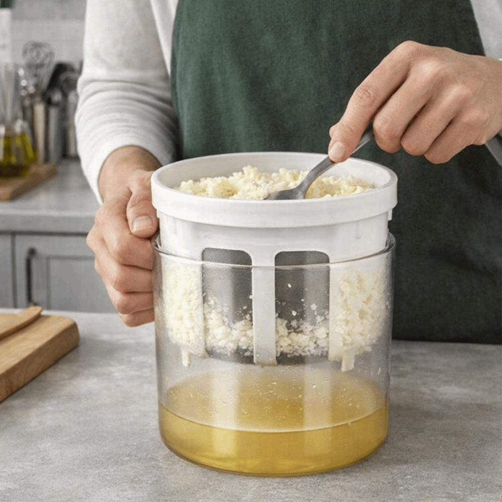 Protein Smoothies Stainless Steel Yogurt Strainer Quick Strain Fine Mesh Whey Separator Food Grade Food Strainer Yogurt Making