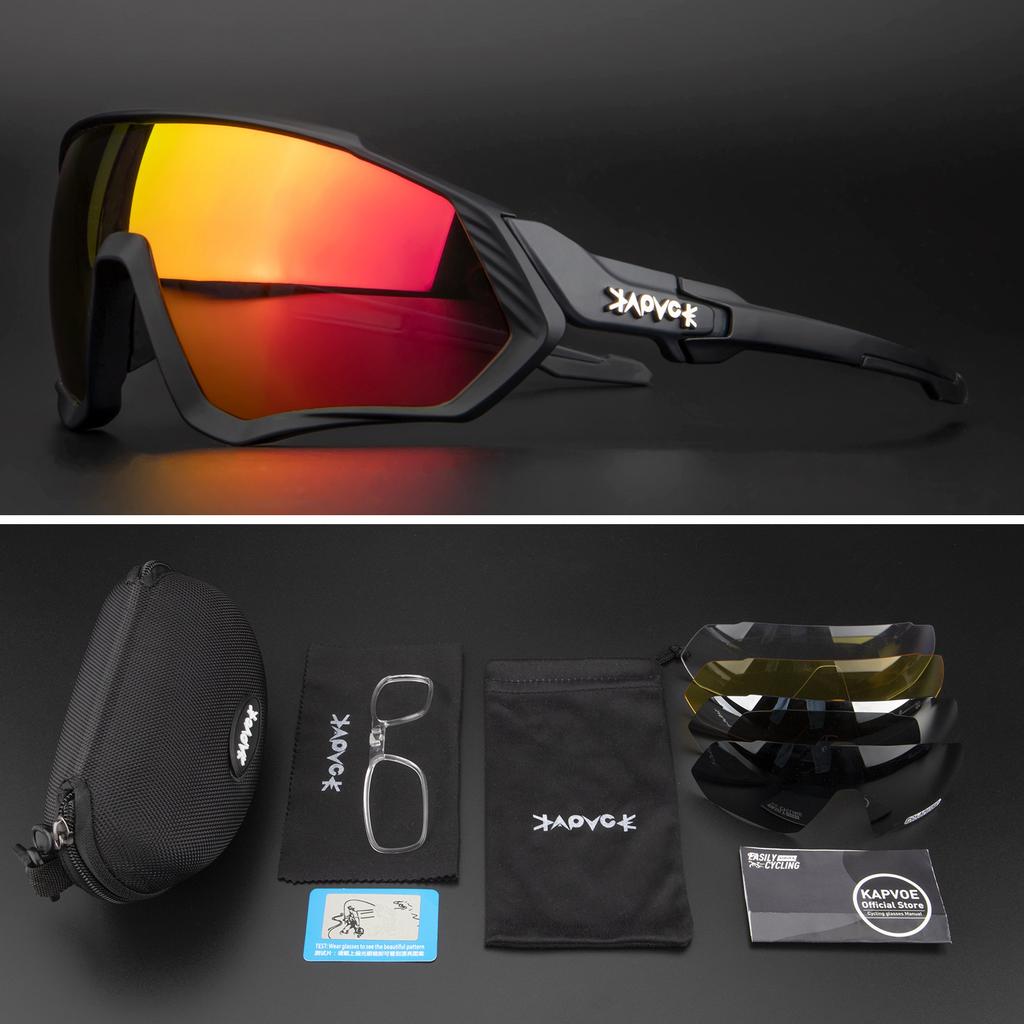 Cycling Glasses Men and Women Outdoor Running Bicycle Polarized Eye Protection Goggles