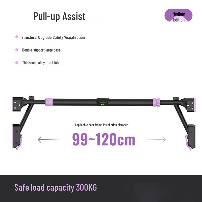Keep Adjustable Punch-Free Doorway Pull-Up Bar