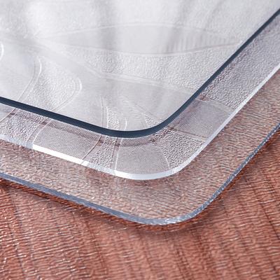 Thickened Tablecloth Waterproof, Oil-Proof And Anti-Scalding Leave-In Pvc Coffee Table Tablecloth Dining Table Mat Frosted Crystal Plate Soft Glass