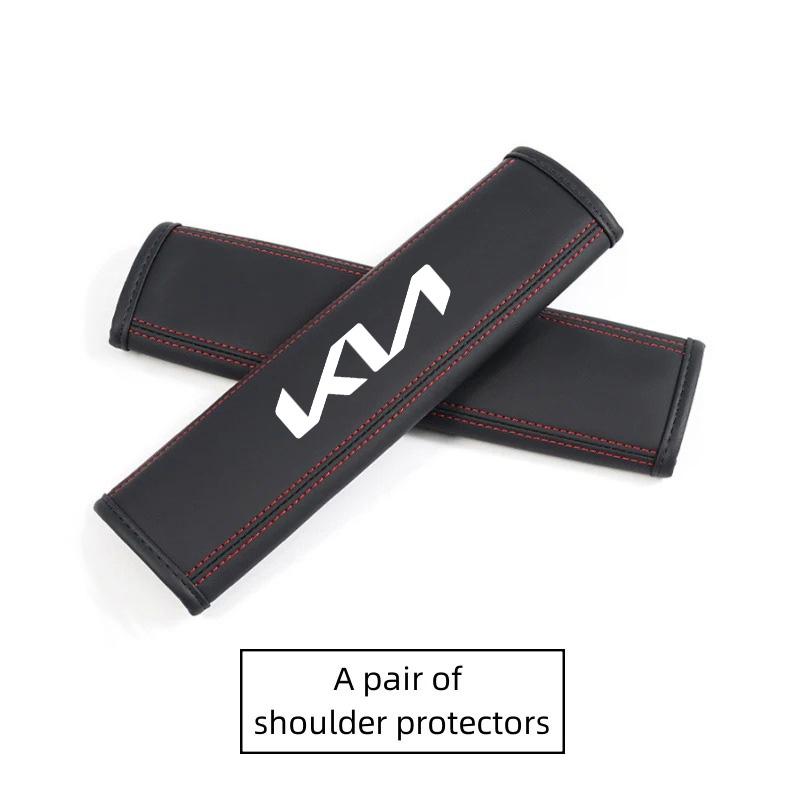 AANN1 Car Seat Belt Shoulder Pad Cover Headrest Neck Pillow For Kia rio K2 K3 K4 K5 KX3KX5 ceed Sportage R cerato soul sorentok2k5flip