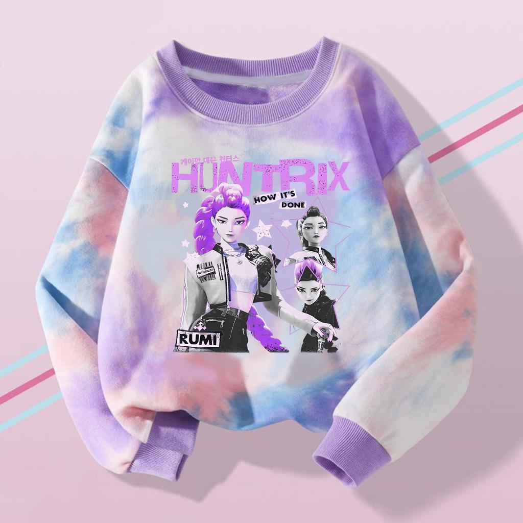 Children's Fashionable Casual Top Printed Pullover Sweatshirt