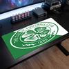 Celtic FC Theme Pattern Mouse Pad, Soccer Logo Design XXL Gaming Desk Mat Non-Slip Computer Mouse Pad