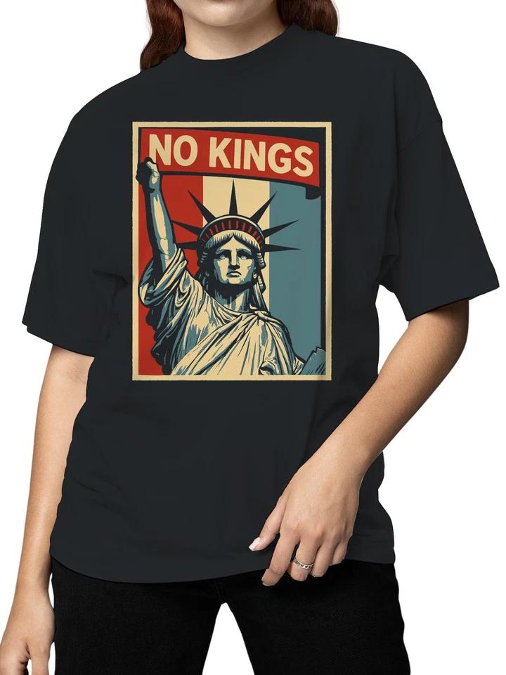 No Kings Liberty Statue Women s T-shirt S