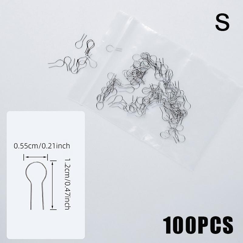50/100Pcs Pottery Hanging Burning Needle Ring High Temperature Resistant Material DIY Ceramic Jewelry Hanging Ring Pottery Tools