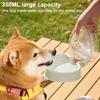 Portable Pet Water Bottle Foldable Dog Water Bottle Leak-Proof Dog Water Dispenser with Bowl for Hiking Outdoor Walking Camping Travel Use