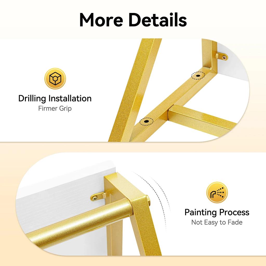 Wall-Mounted Clothes Rack, Modern Minimalist Heavy Metal Display Rack for Clothing Stores, Clothes Bar,Garment Hanger,Towel Rack