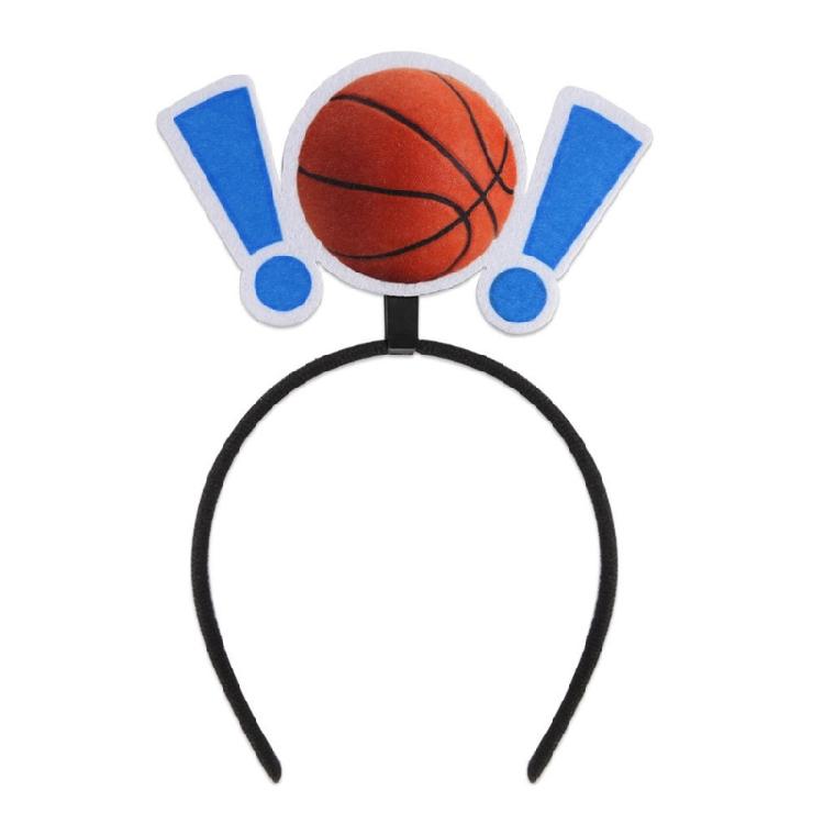 Basketball Championship Hairhoop Sporty Hairband with Nonwoven Fabric Design For Sports and Basketball Enthusiasts