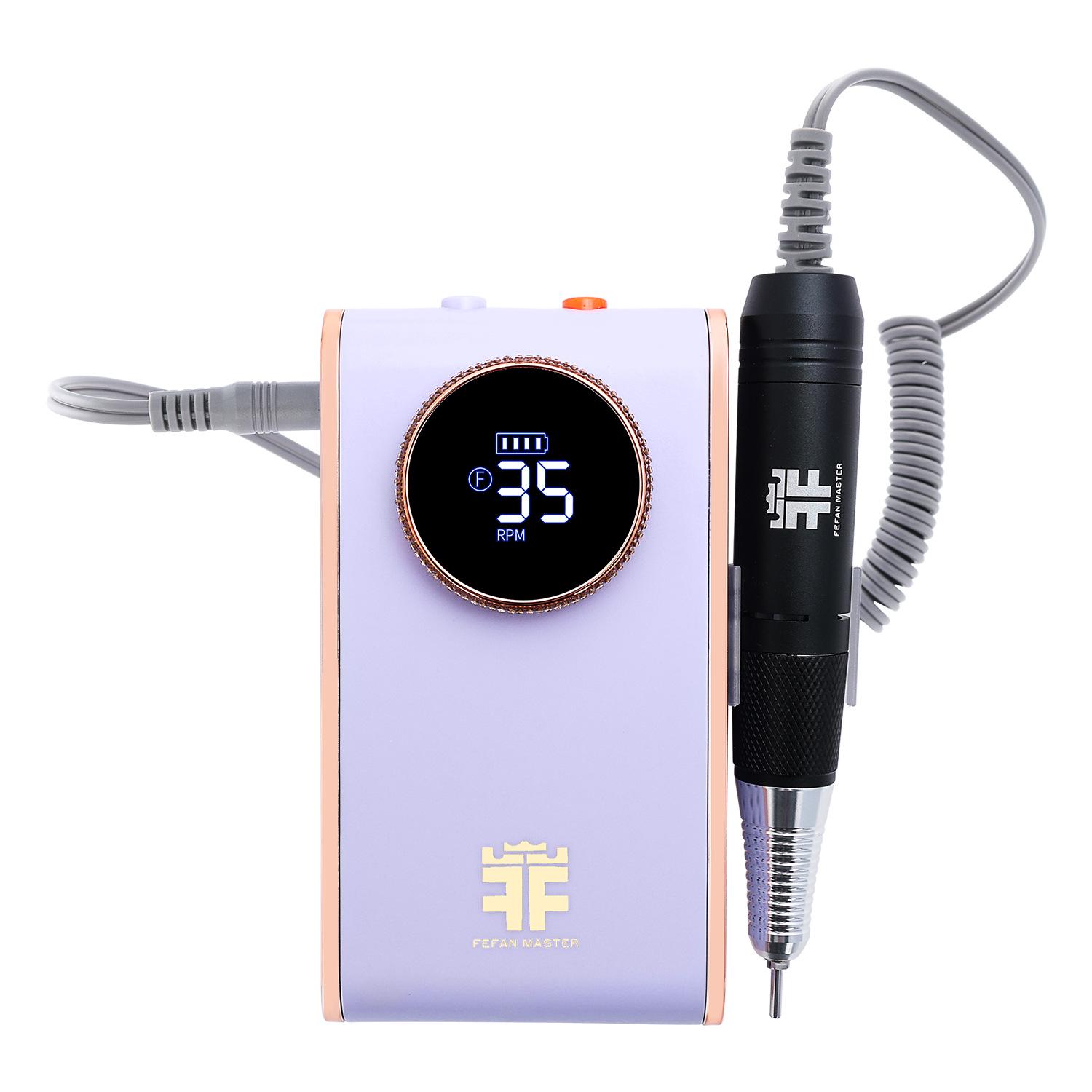 

Перезаряжаемая машинка для маникюра и полировки 35 000 об/мин – Инструмент для снятия ногтей и шлифовки поверхности фиолетовый