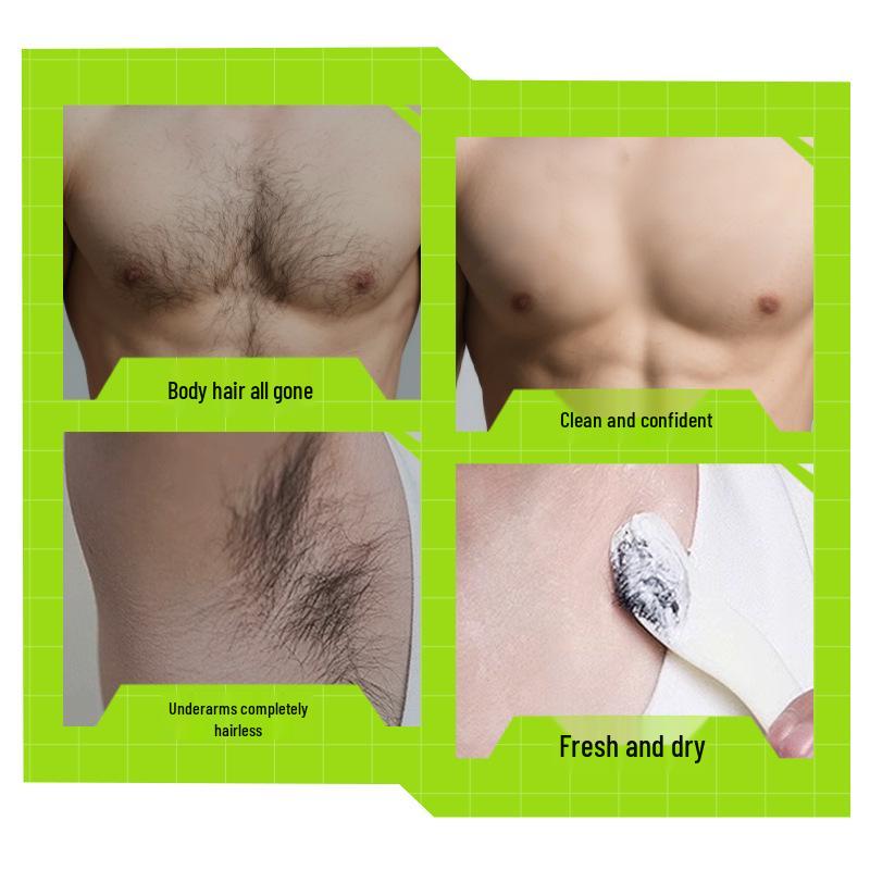 Dumi Doctor Crème d'Épilation Douce pour Homme pour le Corps Entier - Élimine les Poils des Aisselles et des Jambes Sans Points Noirs.