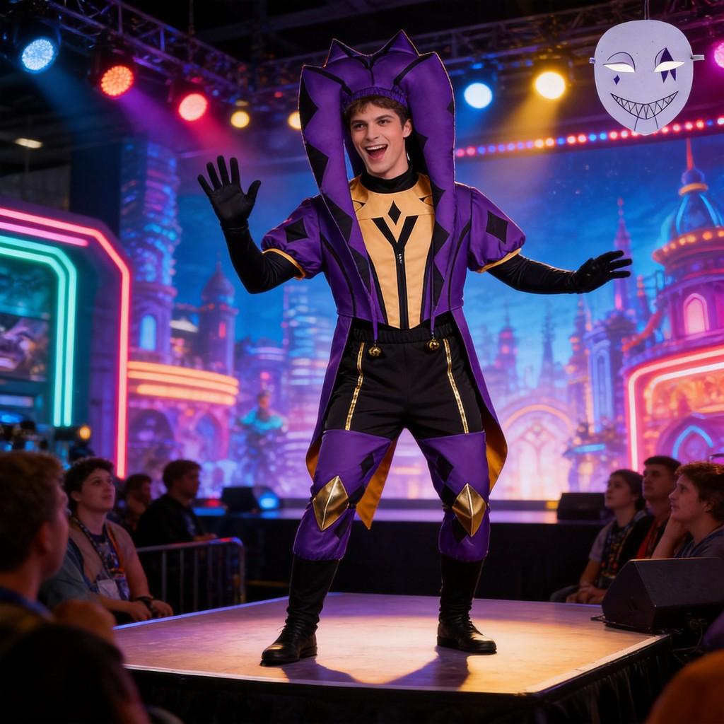 The Freak Circus Tfc Jester Cosplay Outfit With Soft Fabric For Cosplay Parties And Events