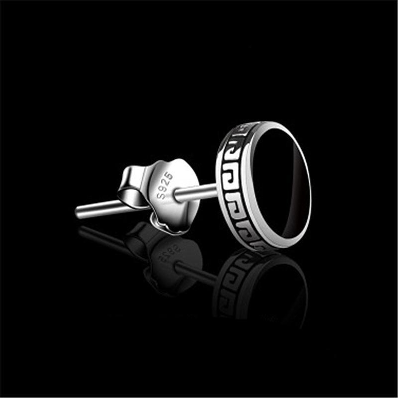 Cercei cu picătură ulei pentru bărbați la modă coreeană - Design elegant, îndrăzneț și simplu