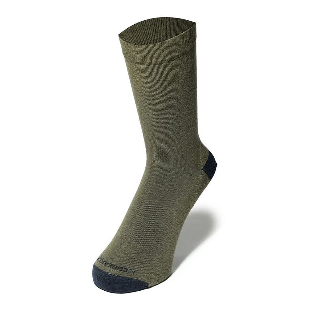 

icebreaker Мужской тонкий джемпер с круглым вырезом IS32370 Loden LXL