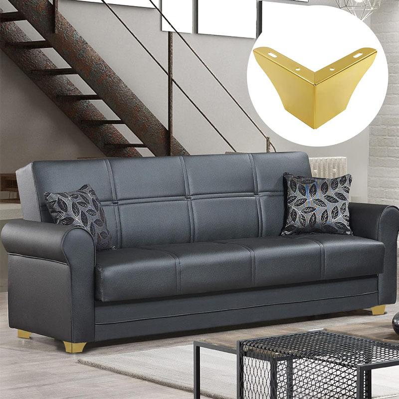 4 Stück Möbelbein Zubehör Möbelbeine Metalldesign Möbelbeine Ersatz Sofa Couchtisch Schrank TV-Ständer Füße