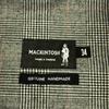 Пальто Mackintosh шерстяное в клетку с воротником из нержавеющей стали, мужское, б/у
