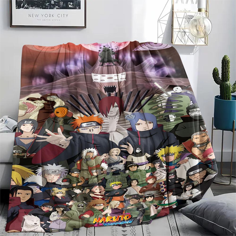 1Pc Cartoon Print Flannel Blanket, High Quality Comfortable for All Seasons, Home Decor, Warmth and Comfort, Perfect for Christmas Birthday Gift