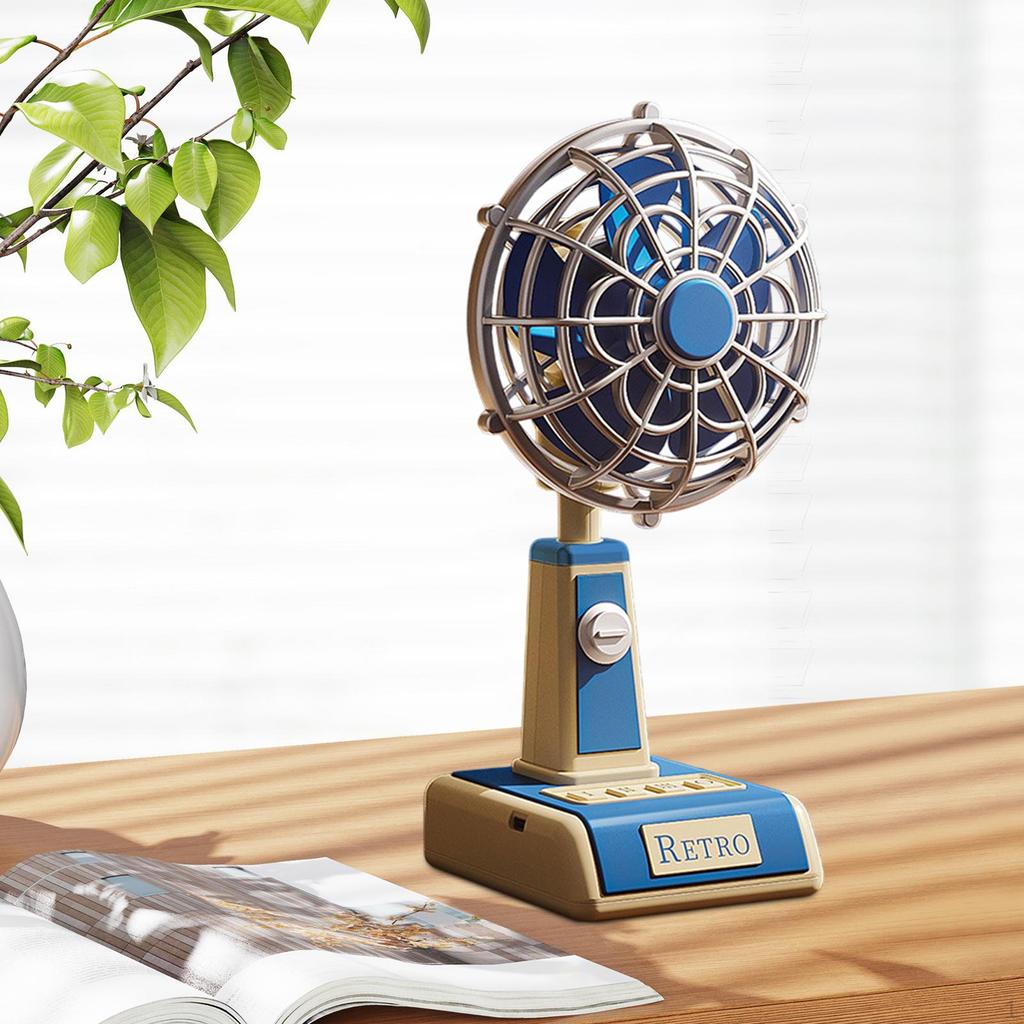 Compact Table Fan with Rotating Feature for Indoor and Outdoor Settings