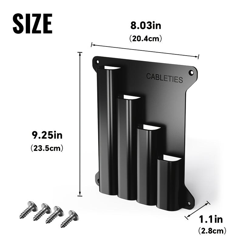 Wall Mounted Cable Ties Storage Rack Multi Slot Organizer Holder for Workshop Garage Organizer Management