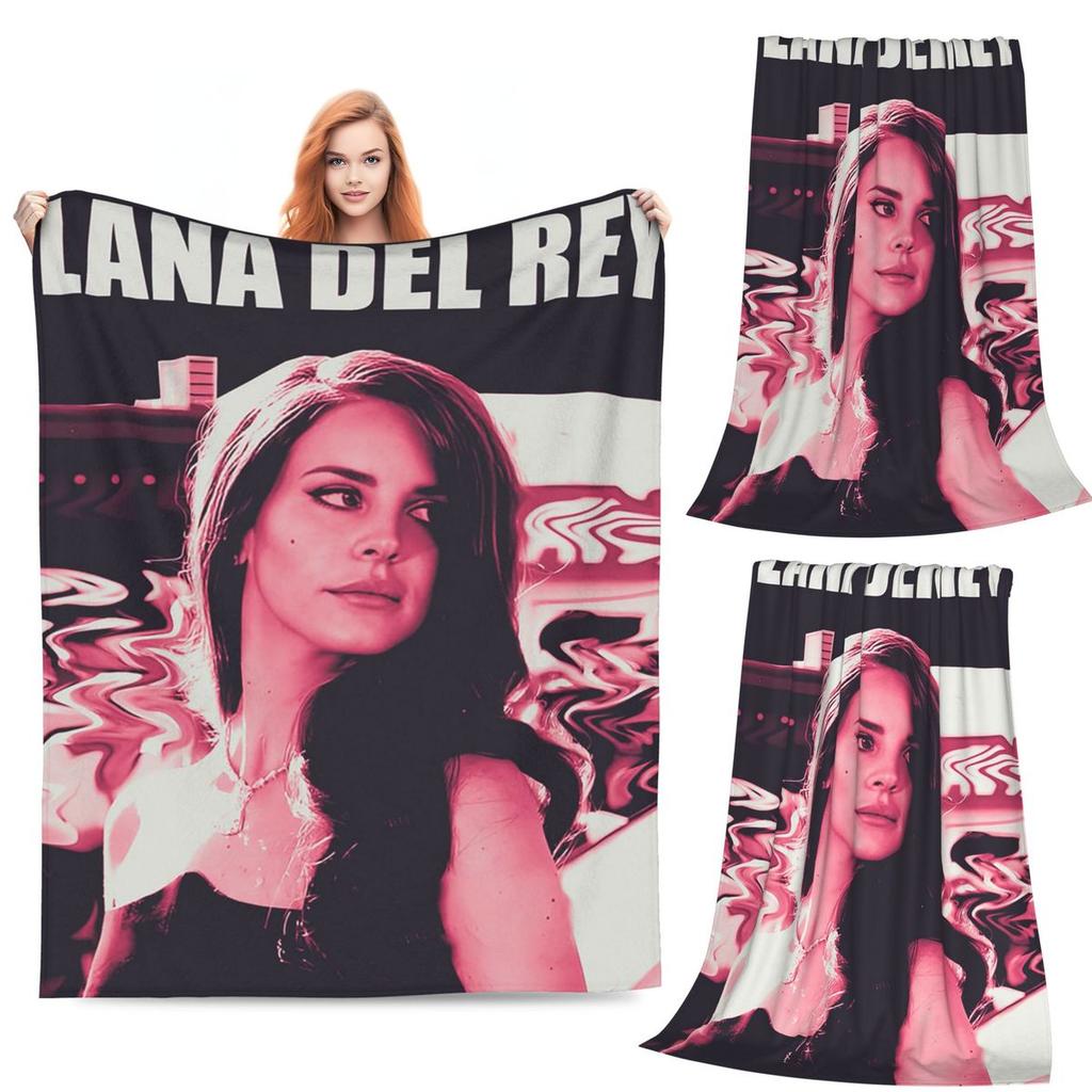 Lana Del Rey Decken Weiche Warme Flanell Überwurfdecke Tagesdecke für Bett Wohnzimmer Picknick Reisen Zuhause Sofa