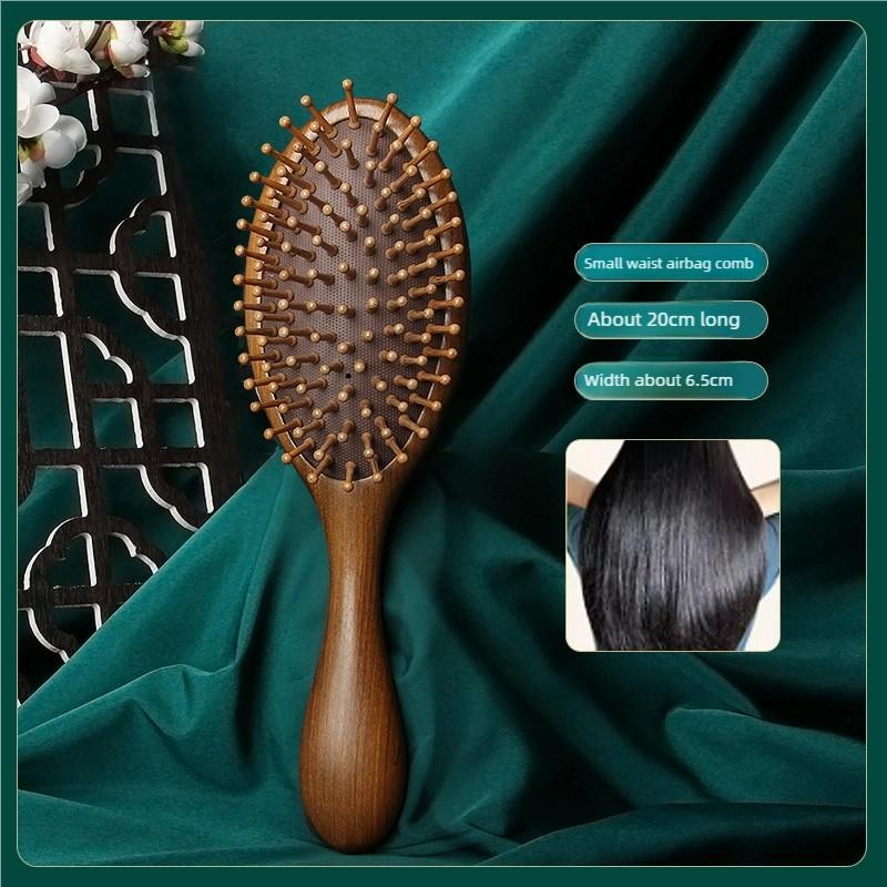 Massage Comb Wooden Sandalwood Air Cushion Comb Air Bag Massage Head Meridian Long Hair Scalp Home Head Massage Tool