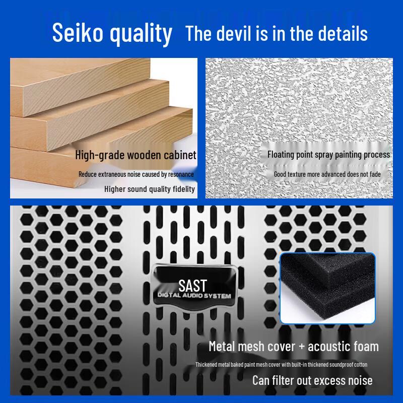 SAST Conference Room Audio System with Dual Wireless Microphones (CN version)