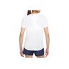 Nike Sport Casual Print Short Sleeve T-Shirt Women Tops White DX1026-100