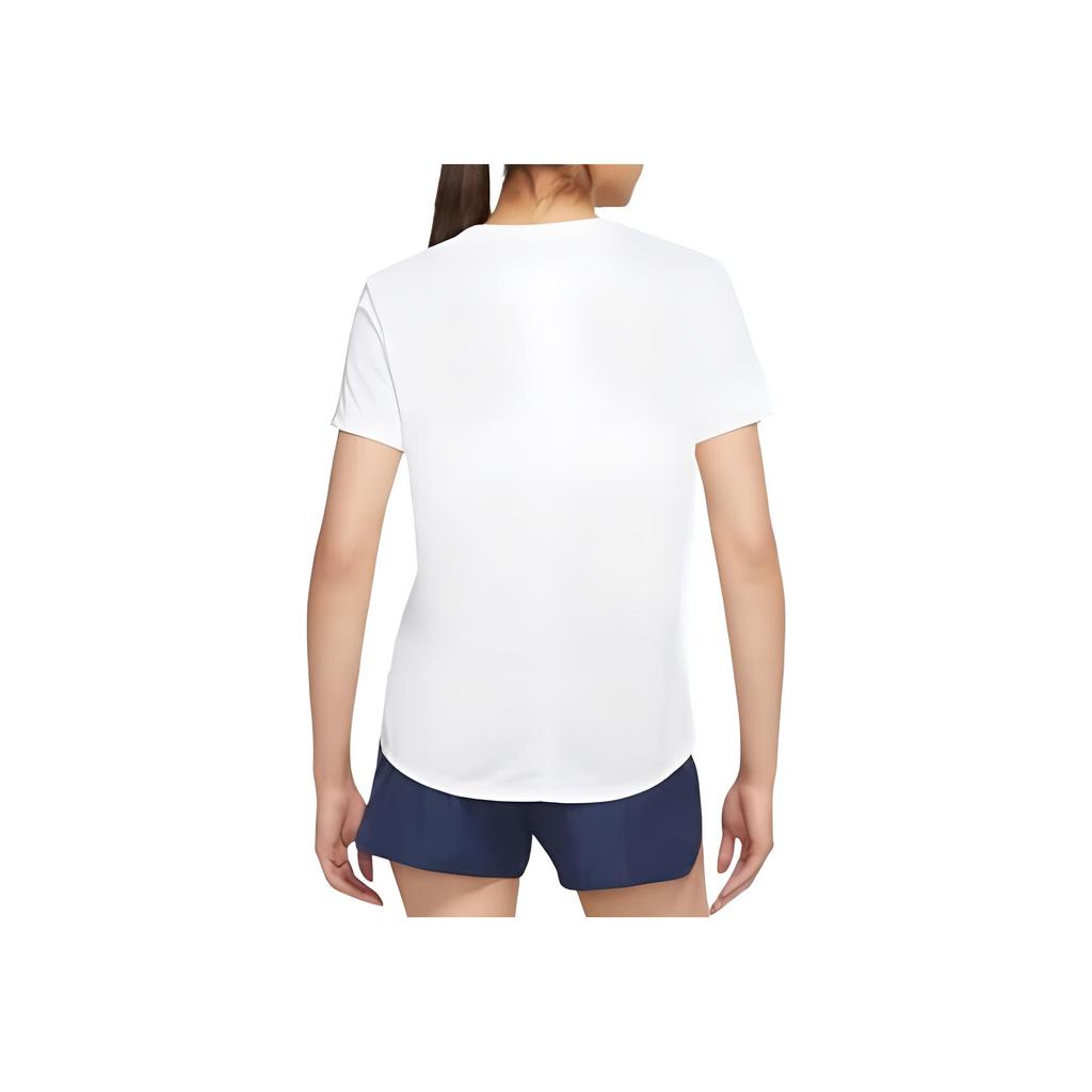 Nike Sport Casual Print Short Sleeve T-Shirt Women Tops White DX1026-100