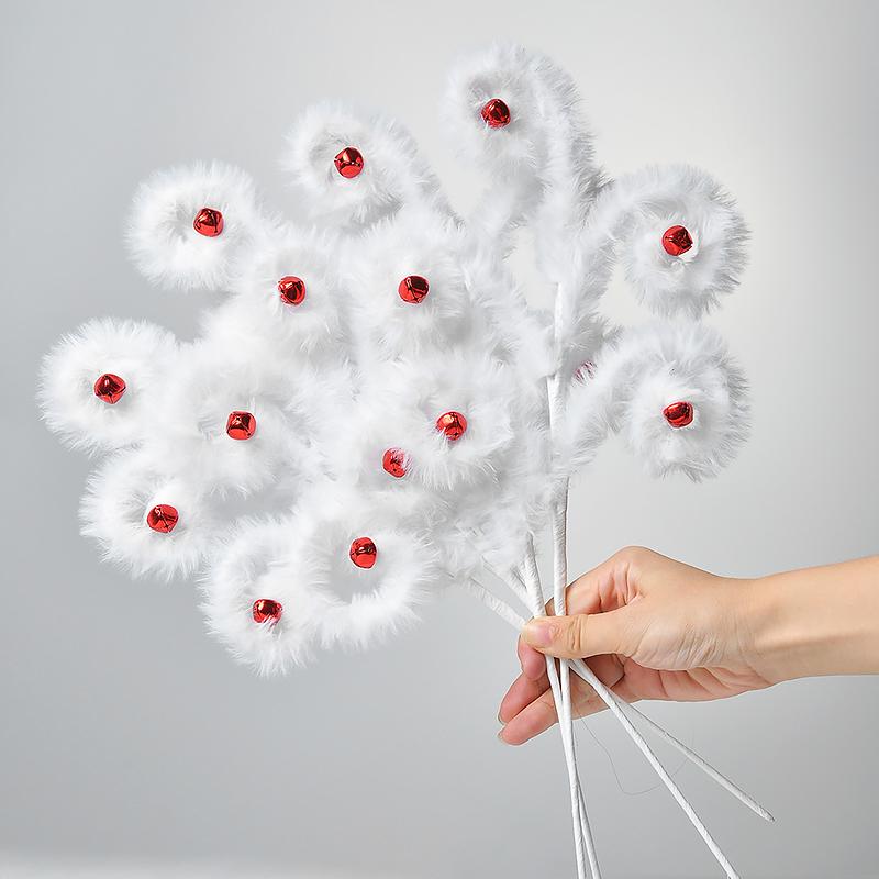 Christmas Venue Decoration Prop Exquisite Plush Design Christmas Atmosphere Christmas Tree Decorations Christmas Gift 43cm