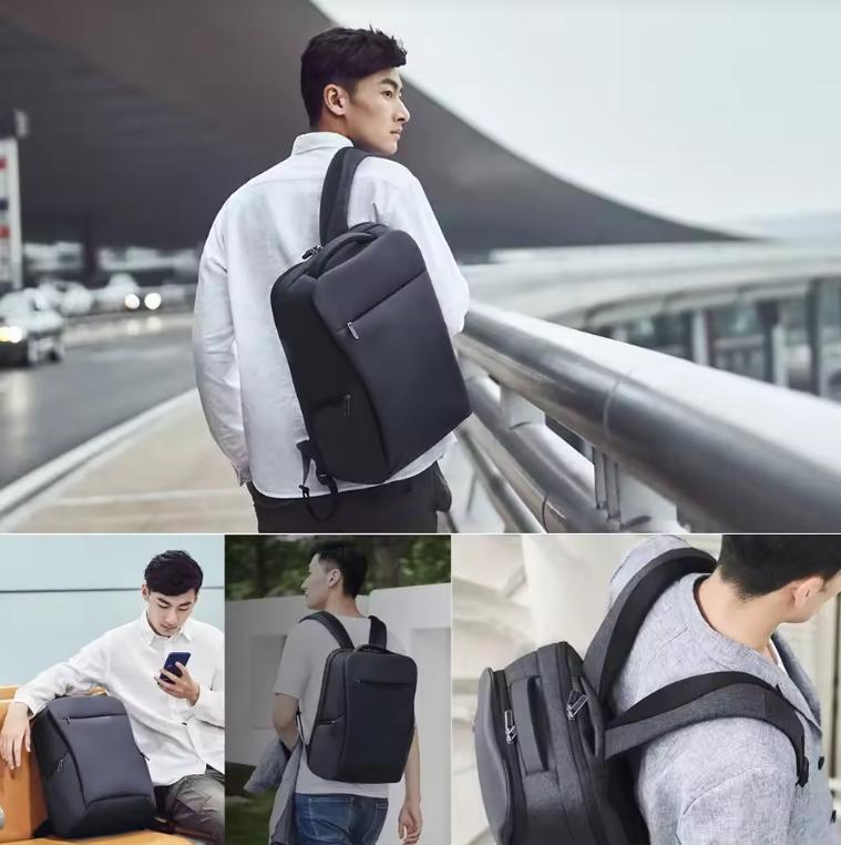 New Xiaomi Business Travel Backpacks 1/2 Waterproof Open Bag 26L Big Capacity For 15.6Inch School Office Smart Laptop Bag