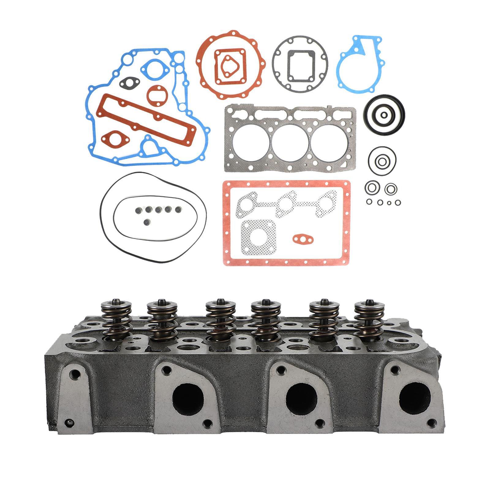 

Complete Cylinder Head With Valve Spring & Gasket Kit For Kubota D1105 RTV1100