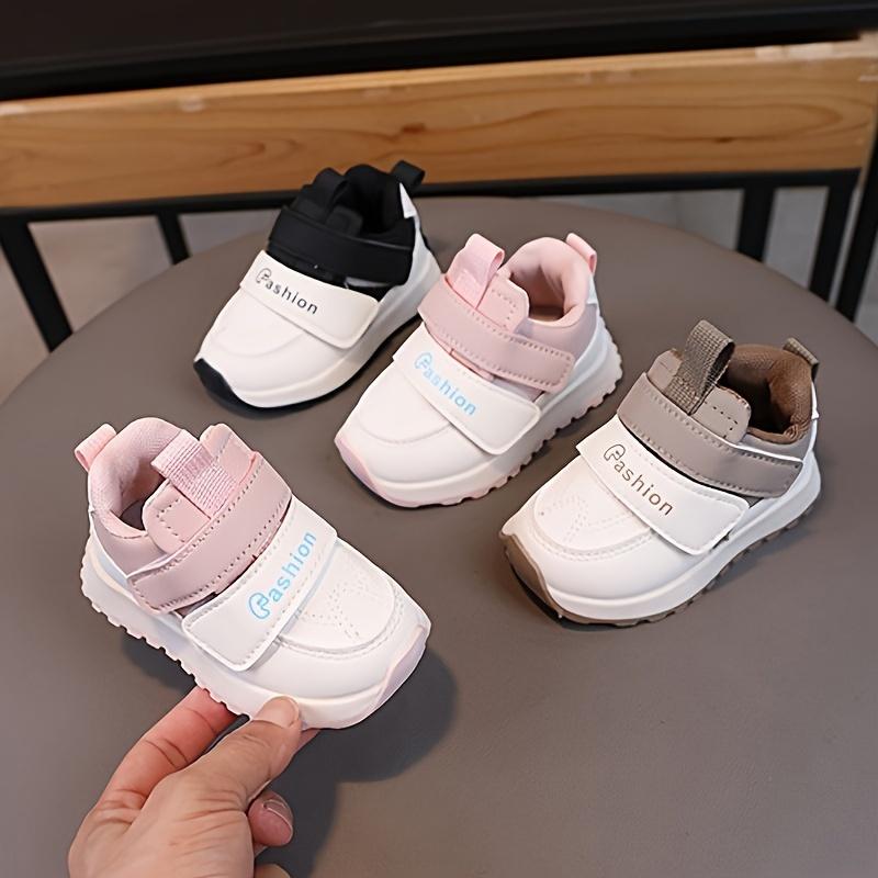 Kids' Comfy Sneakers - Soft, Breathable, and Flexible Shoes with Hook-and-loop Fastener Closure