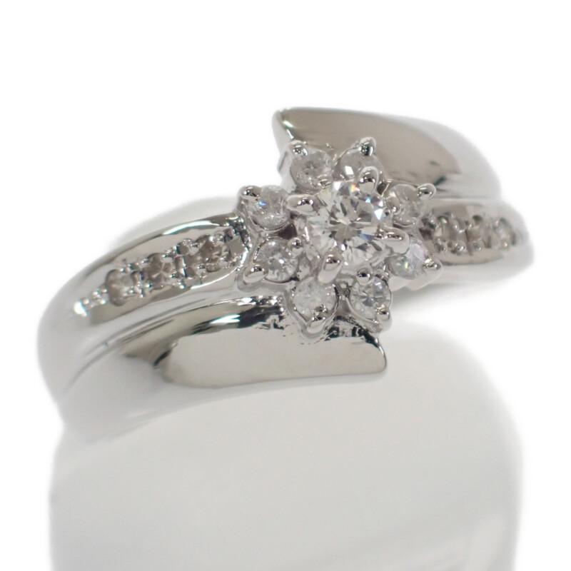 no brand  #14(JP Size) ring Pt900Platinum Women
