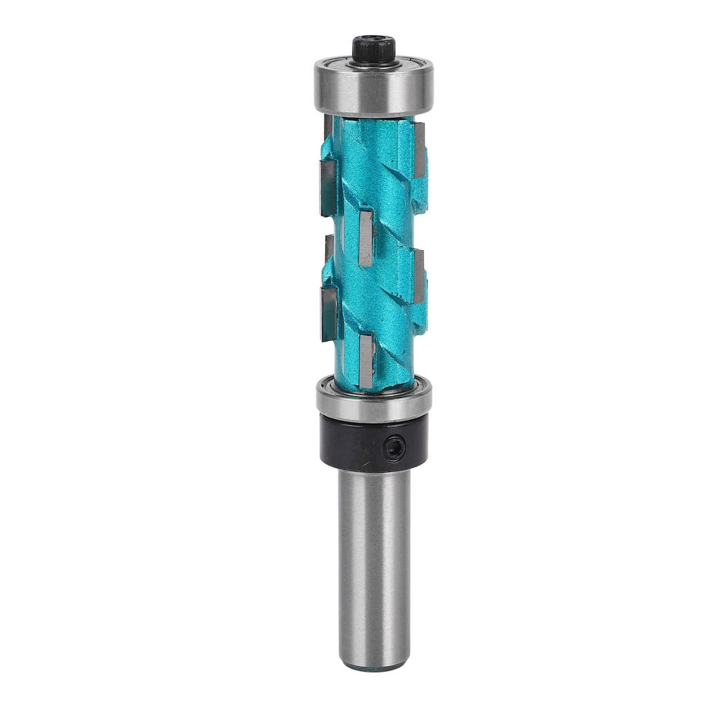 Flush Trim Router Bit 12 Inch Shank 43mm Cutting Length 19mm Cutting Diameter Double Bearing