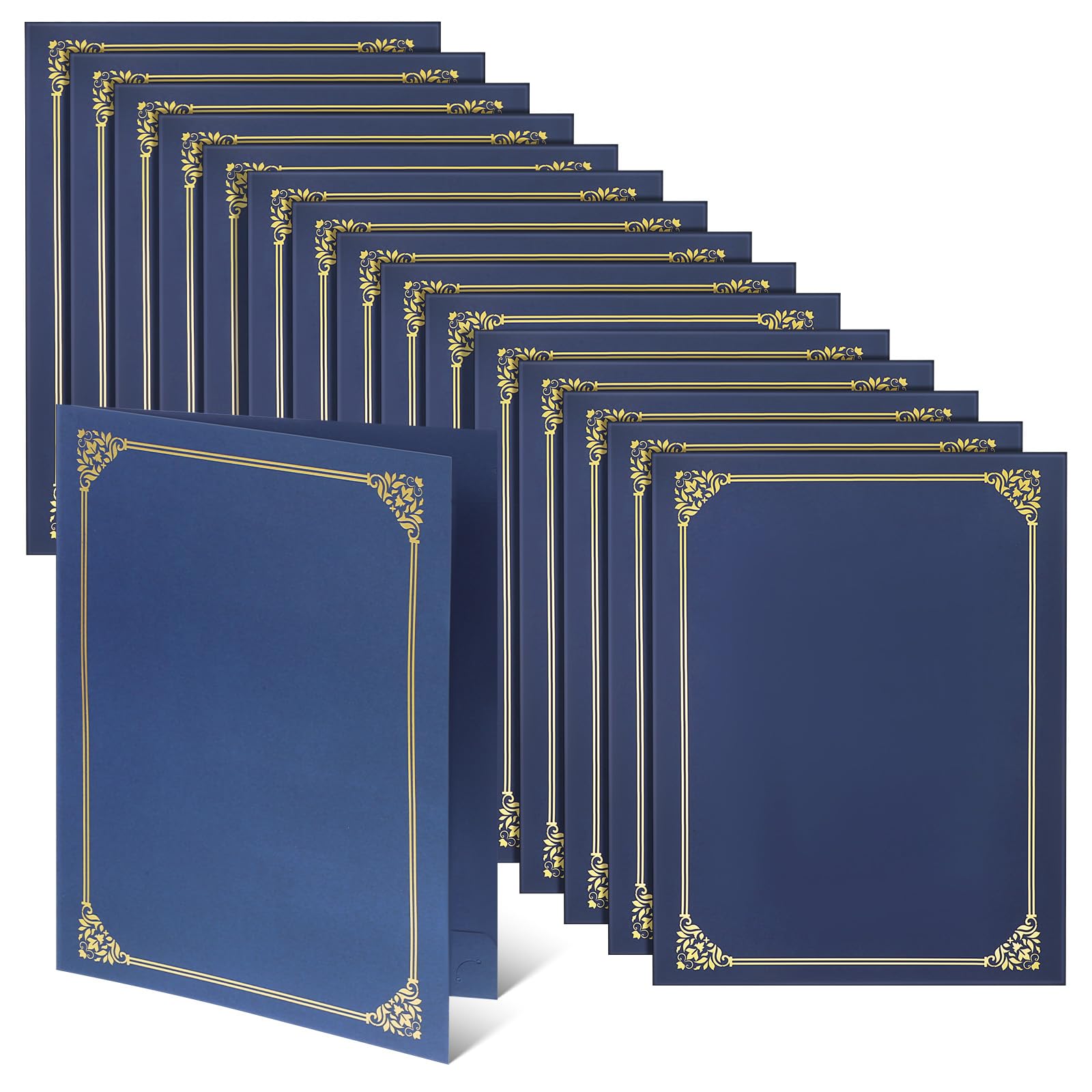 

Lurrose Certificate Covers, Certificate Holders, Award Certificate Cases, Set of 30, Bi-fold, 24 x 31 cm, for Office and School Use, Certificate File