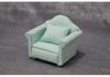 1:12 Dollhouse Miniature Furniture - Green Sofa Three-Piece Set for Living Room